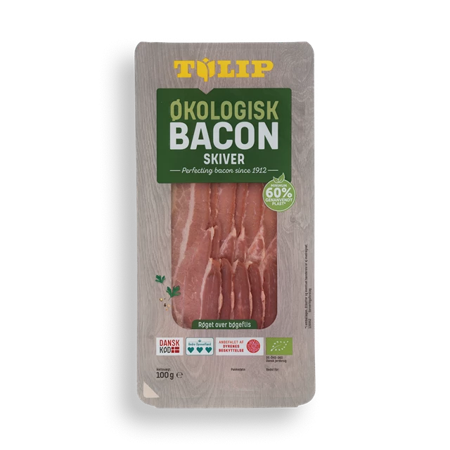 Tulip økologisk bacon skiver