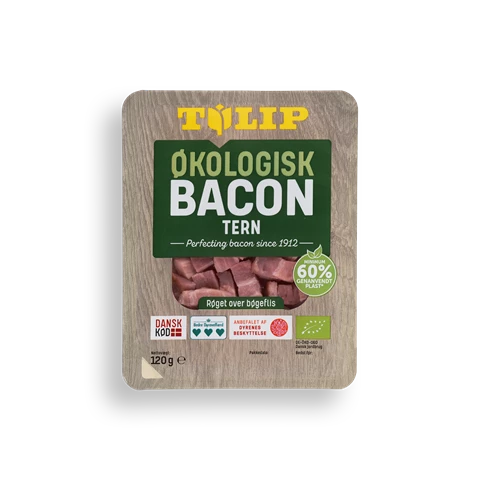 Tulip økologisk bacon tern